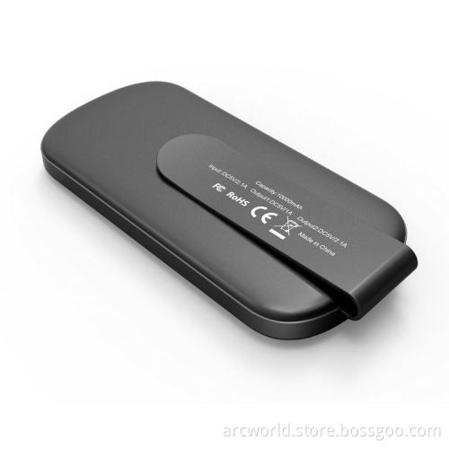 AWC945 2017 new design fashion protable charger 3000 5000 10000 mah 2.1a output clip power bank